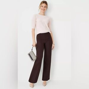 *NWOT* Ann Taylor Side Zip Twill Trouser